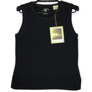 NWT! Bungalo Brand Silk Tank Top Dress Black Women's SPNever Worn!